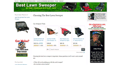 Desktop Screenshot of bestlawnsweeper.com